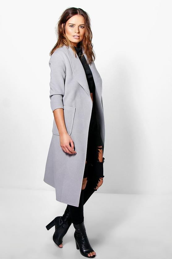 Bethany Shawl Collar Robe Duster Coat